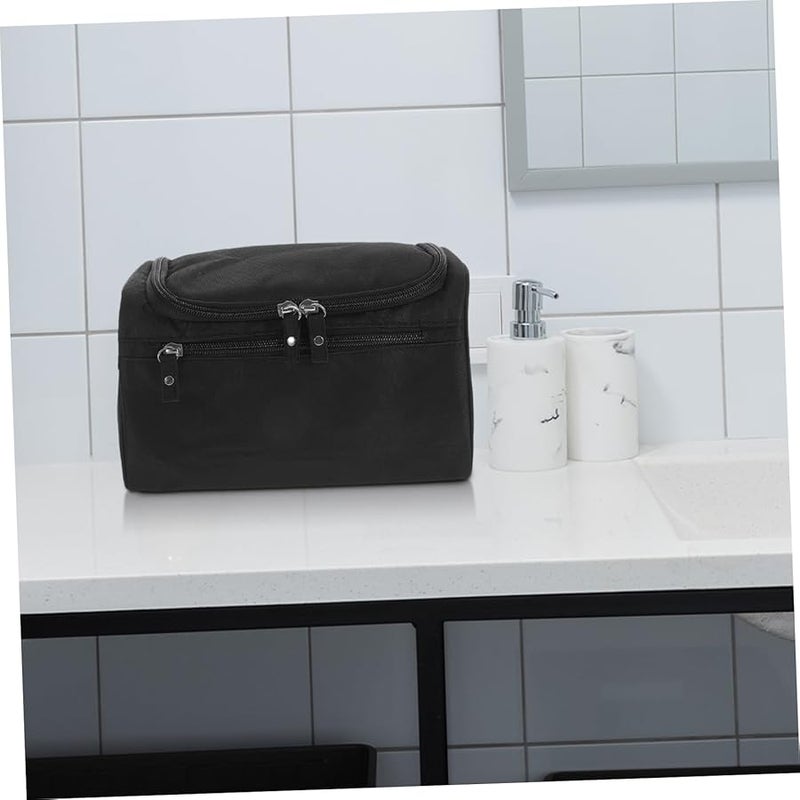 Large Capacity Water Resistant Mens Travel Toiletry Bag For Business Trips And Vacations - Image 5